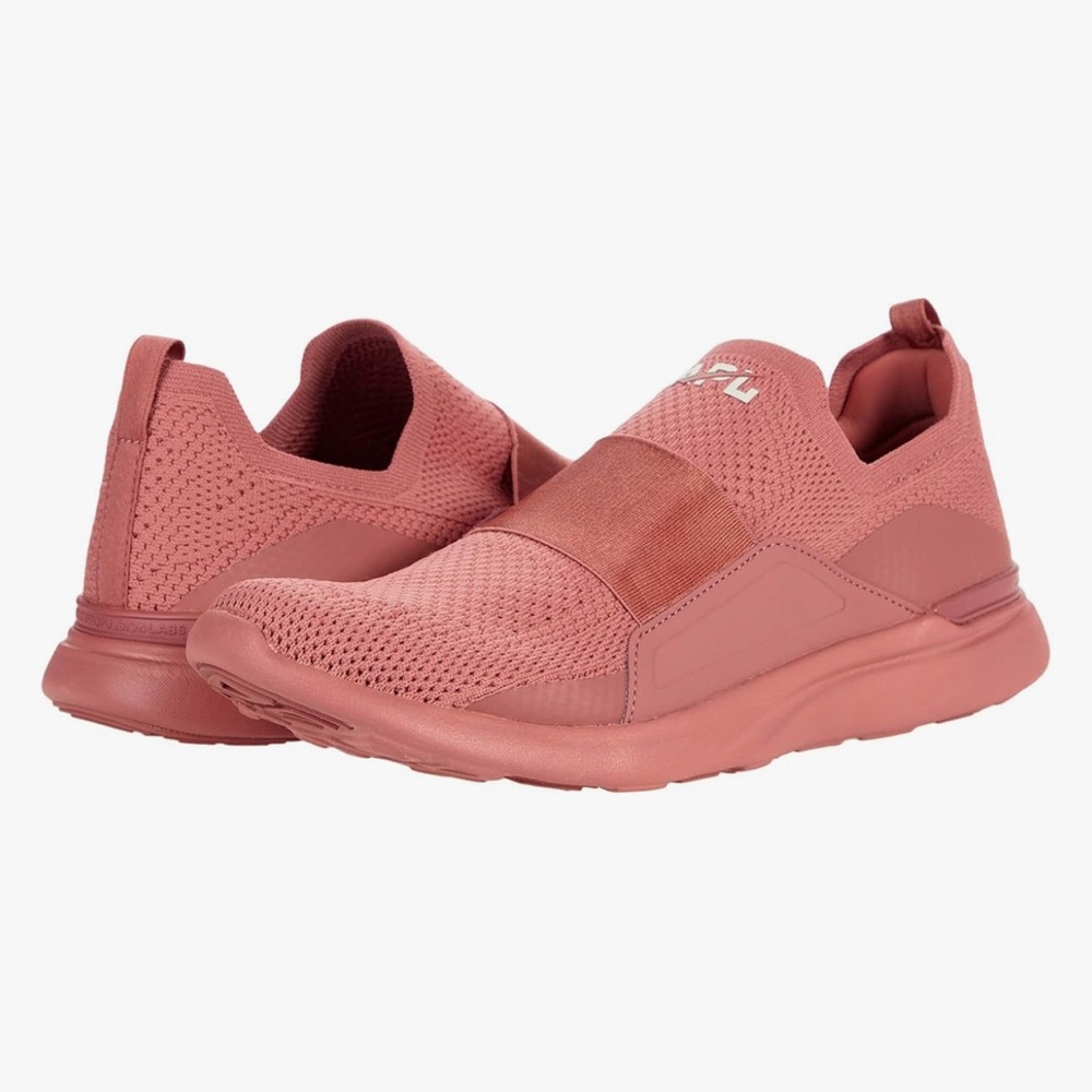 APL TechLoom Bliss Women’s Slip On Sneakers / Trainers in Cedar Beach (Pink)